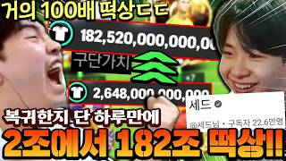 하루만에 2조에서 182조로 90배 떡상했다고?! 엡모 뉴비계정 대장팀 만들어줬습니다! | FC모바일
