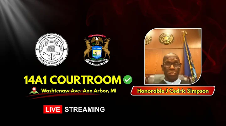Hon. J. Cedric Simpson's Landlord Tenant Docket on 09/05/25