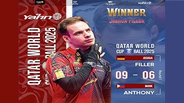 🏆 Unbelievable Shots! JOSHUA FILLER vs MARK ANTHONY | Qatar 10 Ball World Cup 2025 Highlights