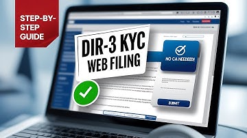 How to File DIR-3 KYC Web Online | Step-by-Step MCA Portal Guide (No CA Needed!) | Elite Gurukul
