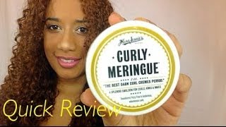 Prodcut Review: Miss Jessie&#39;s Curly Meringue | Chicks with Curls