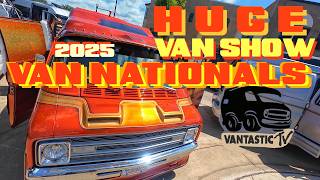 HUGE Custom Van Show during 52nd Van Nats in Albert Lea, Minnesota TONS of Vintage Shaggin' Wagons