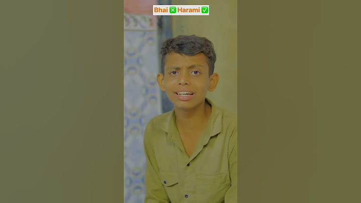 Bhai ❎ harami ✅ | The most viral comedy by Maabeta 🔥 #ytshorts #shorts