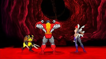 Marvel VS Capcom 2 - Wolverine/Colossus/Marrow - Expert Difficulty Playthrough