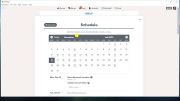 BaseCampSchedule Calendar
