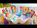 Satisfying ASMR Cleaning! Help Elsa, Anna & Ariel Get Clean Again