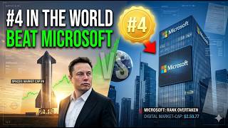 SpaceX Just Overtook Microsoft — Now the 4th Most Valuable Company on Earth