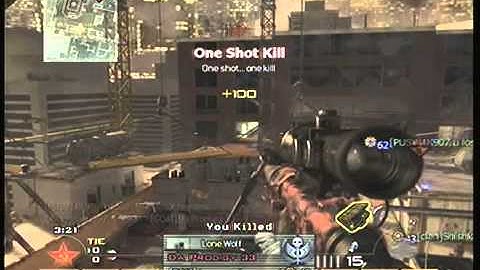 AMAZING Quick Scope Across the Map MW2