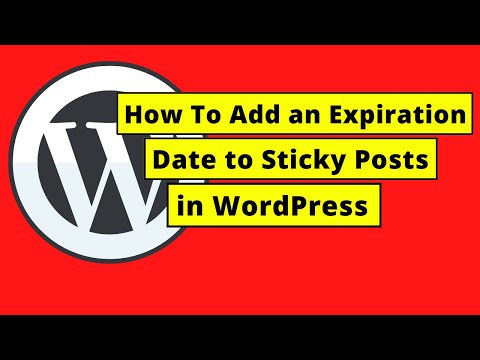 How To Add an Expiration Date to Sticky Posts in WordPress