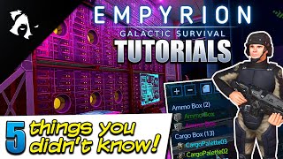 Empyrion Tutorials 2022 - 5 things you didn't know about Empyrion!