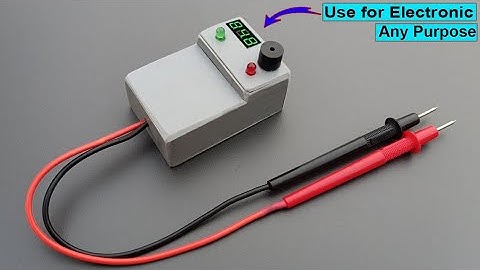 How to Make all Components Tester // Battery, Transistor, Mosfet, Capacitor and Diode Tester