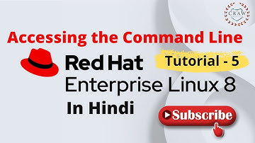 RHCSA | RH124 | RHEL 8 | Accessing the Command Line in Hindi | Linux Basic Commands | Tutorial 5