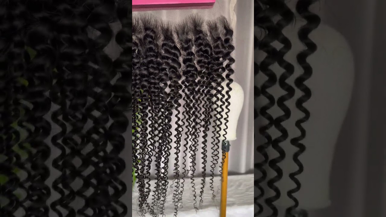 13x4 Kinky Curly Frontal 20 Inch Human Hair Lace Frontal 