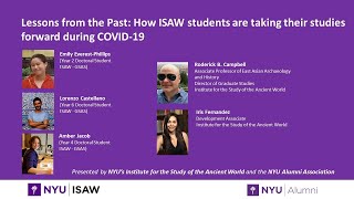 Lessons from the Past: How ISAW students are taking their studies forward during COVID-19