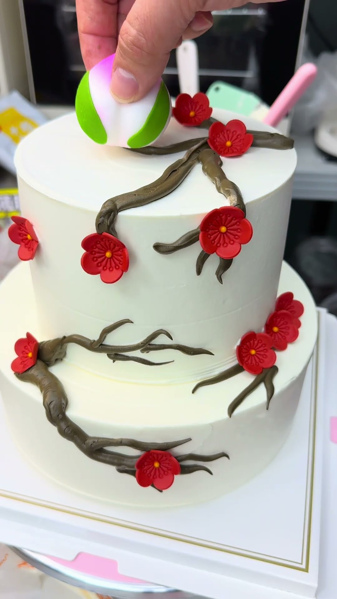 Cream Decorating #Birthday Cake Popular Cake Recommendation Hand-painted Cake Birthday Cake
