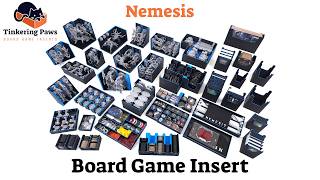 Nemesis - Board Game Insert / Organizer - By Tinkering Paws