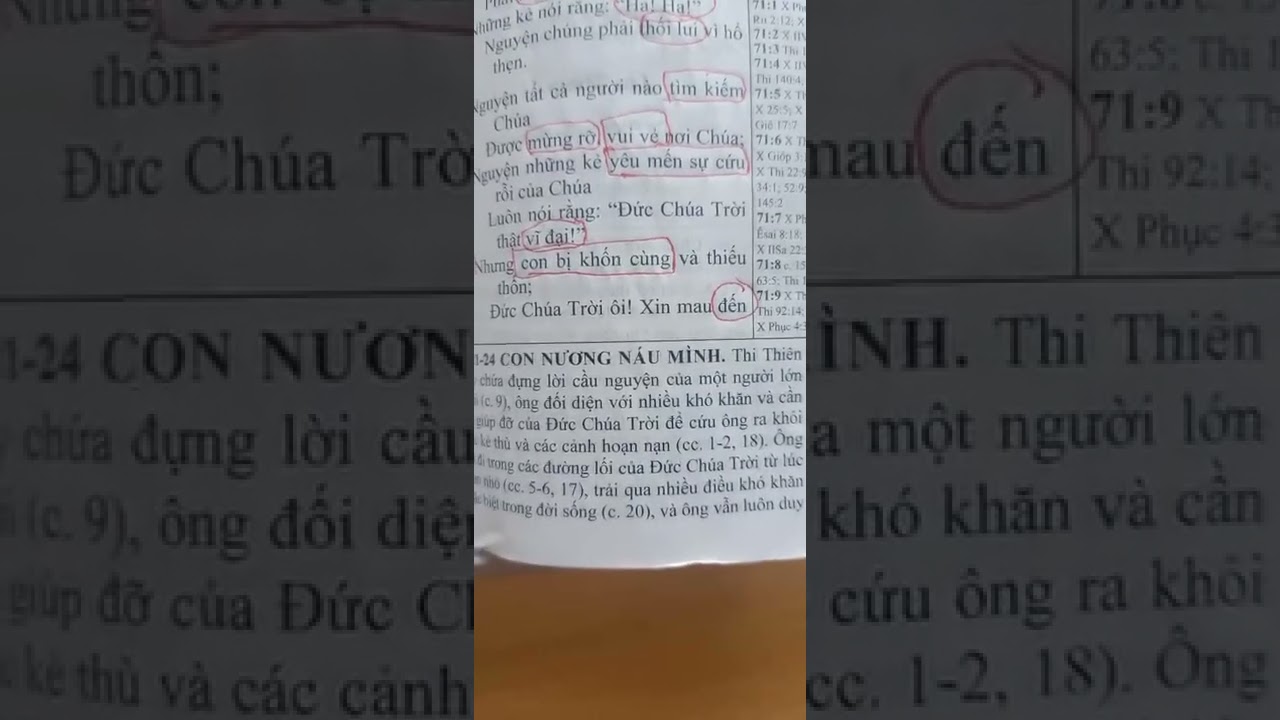 Cầu nguyện theo Thi thiên 70 | Xin Chúa mau đến - youtube