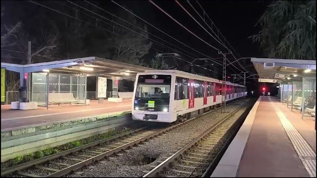 Unidad de tren 112.01 de FGC en pruebas por Bellaterra. 🚉🧾