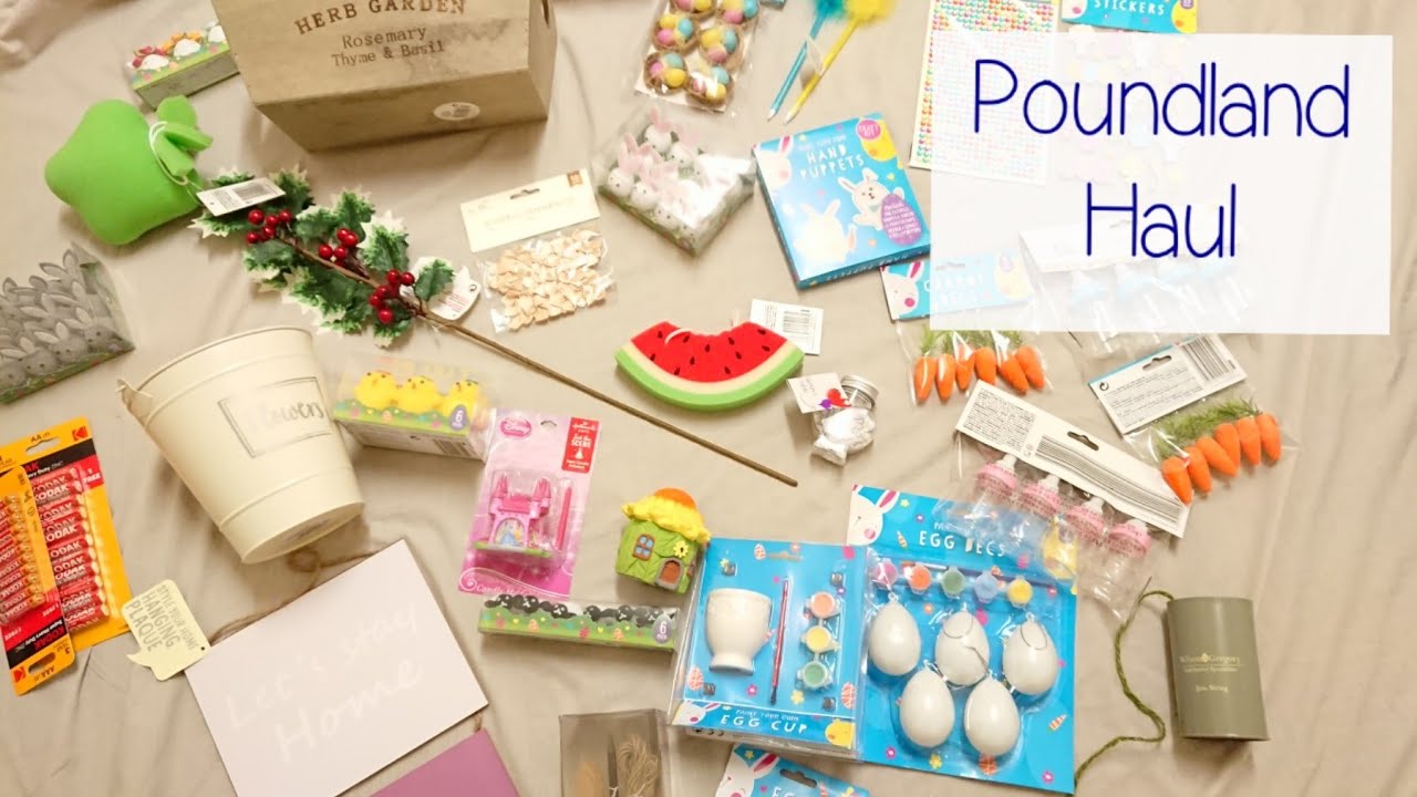 Poundland Shop With Me New In & Poundland Haul | UK Art, Craft & DIY supplies
