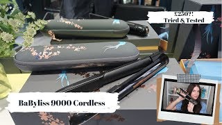 9000 cordless straightener babyliss