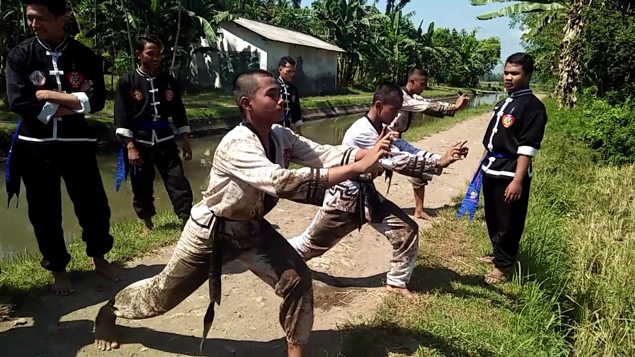 Latihan Pencak Silat Ikspi Kera Sakti Cabang Jember Ranting Ajung