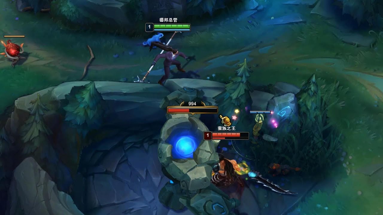 赵信打野VS蛮子打野