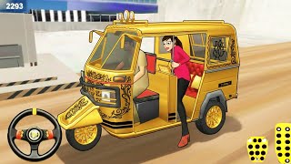 Indian Extreme Tuk Tuk Auto Rickshaw Taxi Driving - Auto Rickshaw Game - Android Gameplay