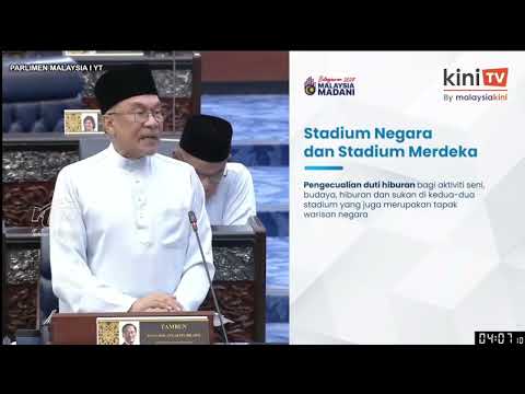 Stadium Merdeka, Stadium Negara dikecualikan duti hiburan - PM