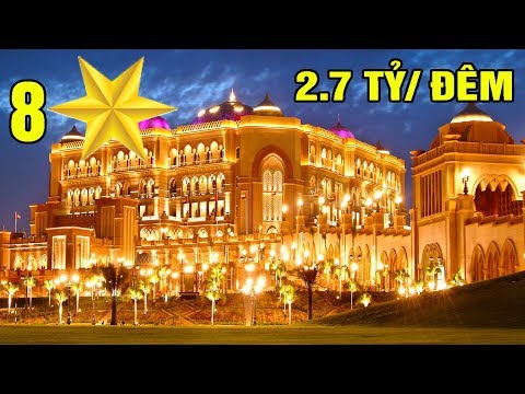 Khám Pha' Khách Sạn 8 Sao Duy Nhất Trên Thế Giới - Dát 22 Tấn Vàng - Gia' 2,7 Tỷ/Đêm