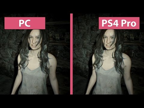 4K UHD | Resident Evil 7 – PC Max Vs. PS4 Pro 4K Mode Graphics Comparison