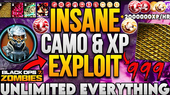 🔥 BROKEN CAMO GRIND STRATEGY In BO7 Zombies! (Unlimited XP Method)