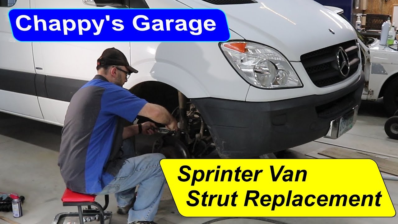 Sprinter van strut replacement YouTube