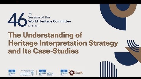 [Behind-the-Scenes] The Side Event for the 46th Session of the World Heritage Committee