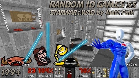 RANDOM ID GAMES 55: STARWAR1.WAD by Matt Falk + @sandwedge @DarkPuIse @the_lamp pepsi etc