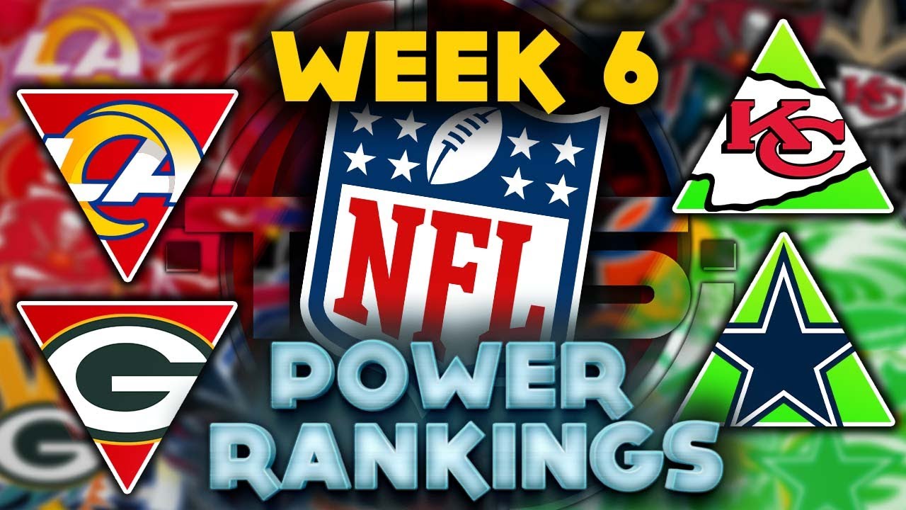 The Official 2022 NFL Power Rankings (Week 6 Edition!)