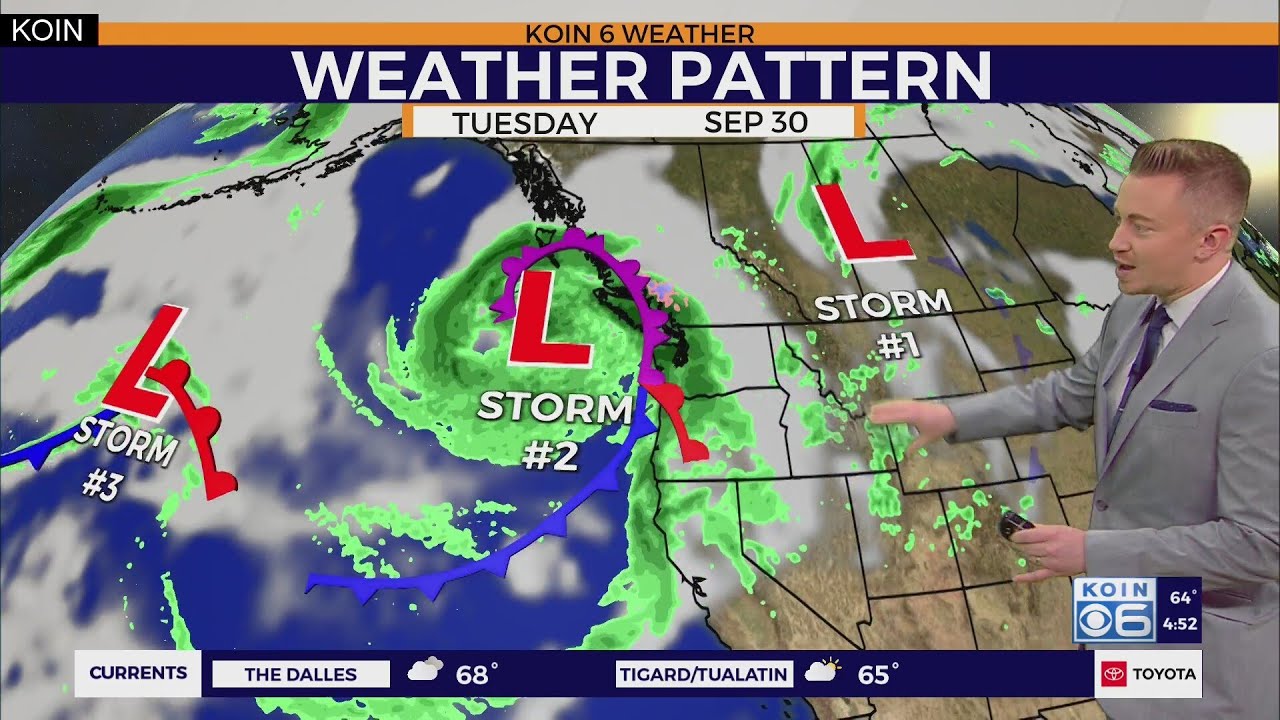 Parade of storms keeps Portland wet