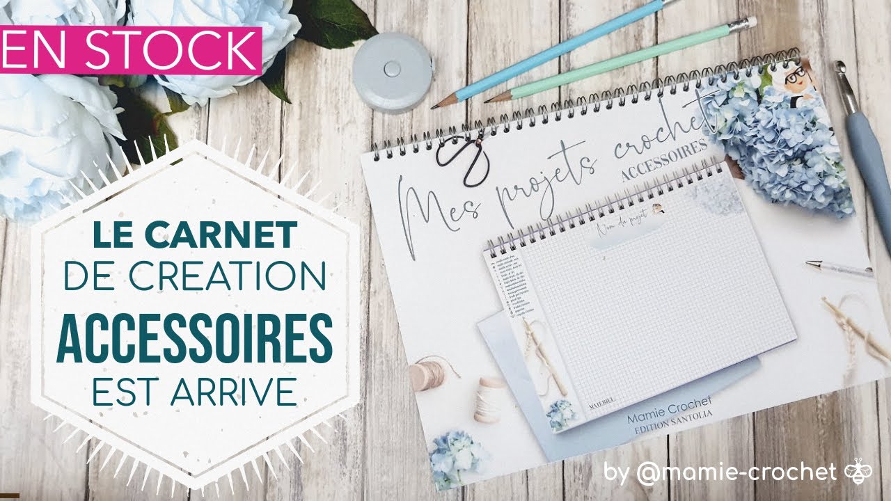 Comment faire DE JOLIES CREATIONS AU CROCHET // CARNET ACCESSOIRES #