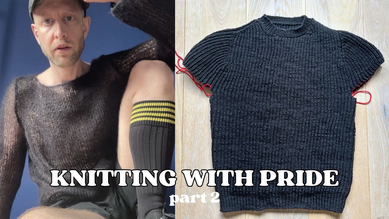 Knitting With Pride Pt 2 - Aura Top, Knitting For Olive Drama