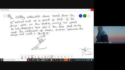 Week 7: Work & Energy and Impulse & Momentum Method (kinetics of particles)