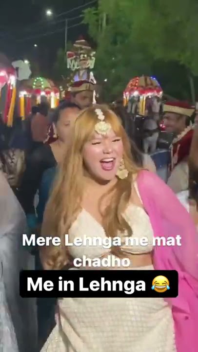 Me in Lehnga 😂 #shorts