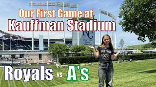 Our First Visit to Kauffman Stadium! ⚾ Royals vs. A’s | BBQ, Bobby Witt Jr. Bobblehead & A Friends!