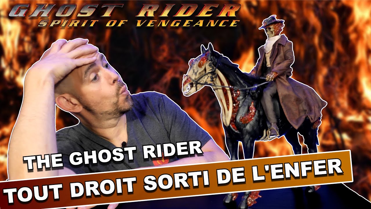 Tout Droit Sorti De L'Enfer !!!! Ghost Rider - Carter Slade - Hell Ranger Par Thunder Toys