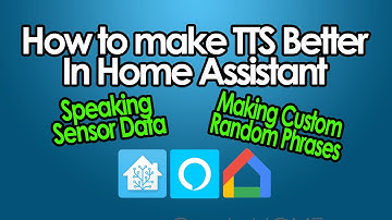 Home Assistant Alexa 02: How to make TTS and Announcements Better - Using Scripts