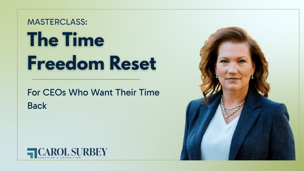 Masterclass: The Time Freedom Reset
