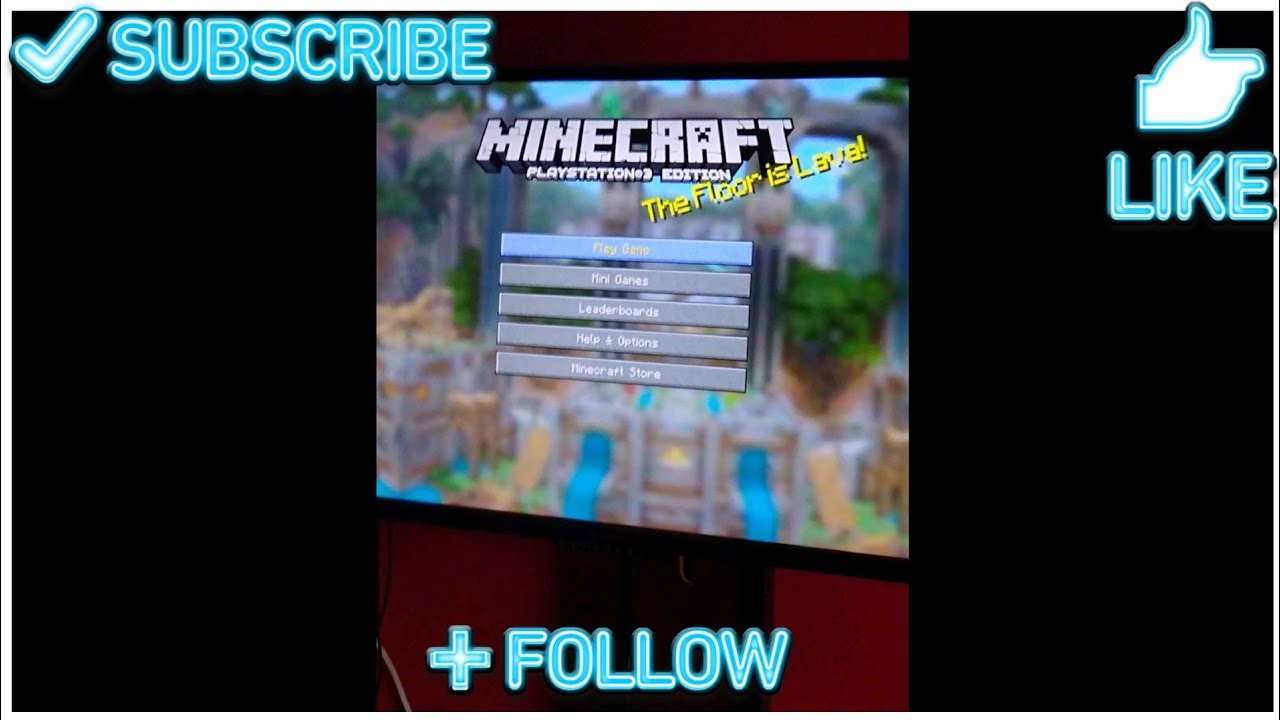 Playing Minecraft PlayStation 3 edition minigames in 2020(Who's still ...