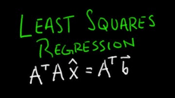Least Squares Regression | Final Exam Problem [Passing Linear Algebra]