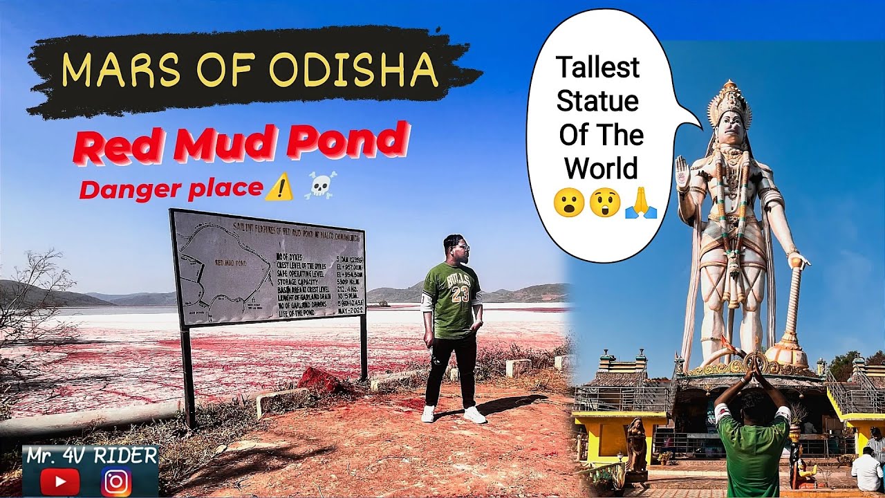 DAY 3 RED MUD POND MARS OF ODISHA DANGER PLACE NALCO day-3-red-mud-pond-mars-of-odisha-danger-place-nalco