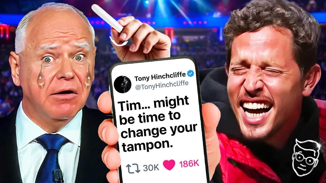 Kill Tony TORCHES Tim Walz For Trying To Cancel Him: ‘Get Your Tampon, Tim’ | Massive BACKFIRE 🤣