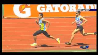 Costa Rica 1500 meters race - Wilson Solano racing