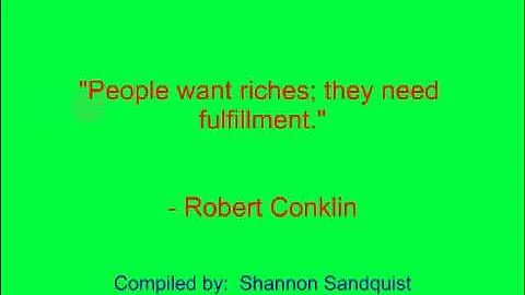 Robert Conklin Quotes